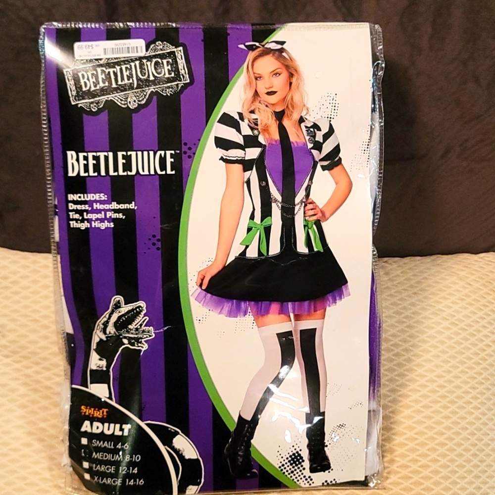 Beetlejuice womens halloween costume